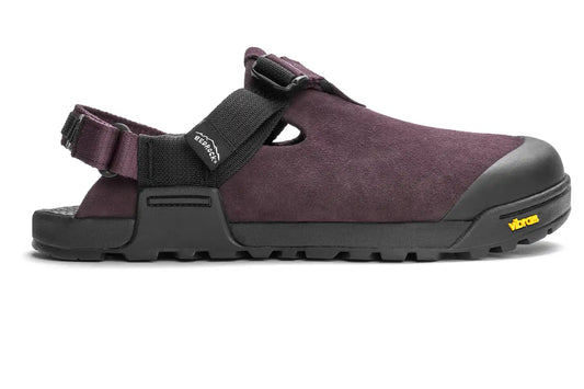 Mountain Clog - Leather Suede (Deep Plum)